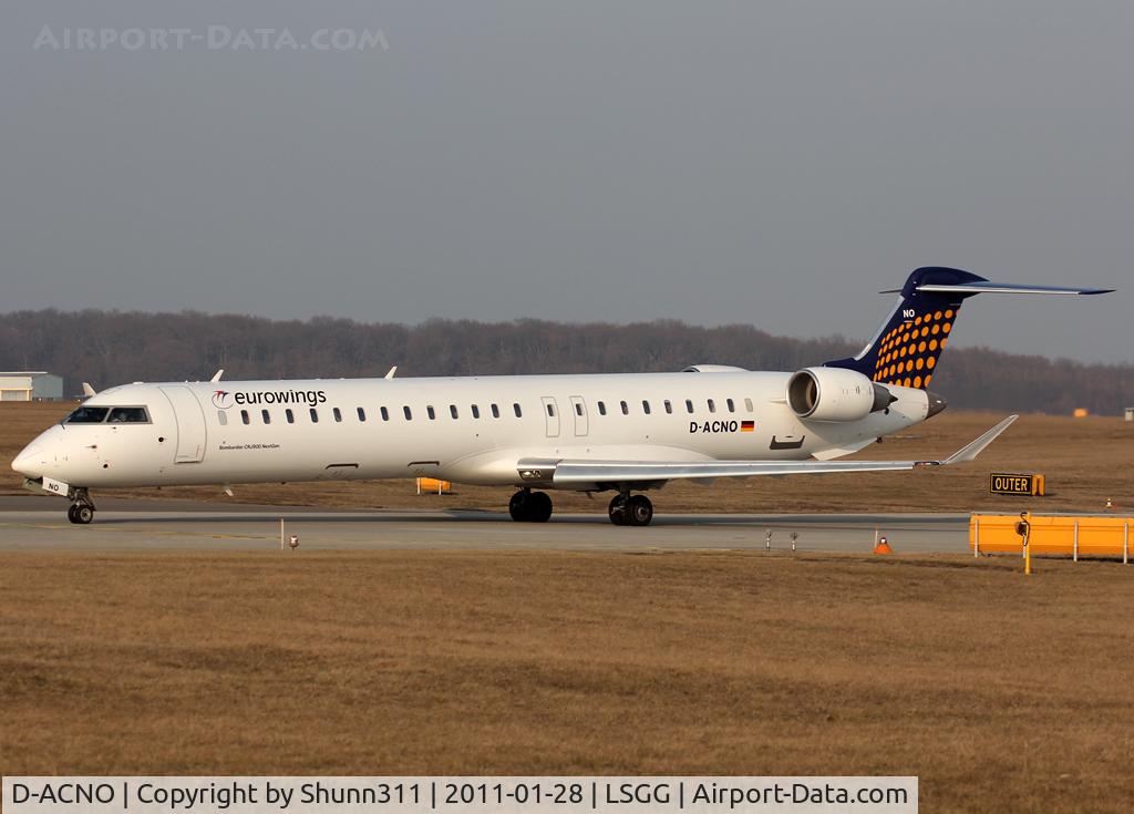 D-ACNO, 2010 Bombardier CRJ-900 NG (CL-600-2D24) C/N 15255, Lining up rwy 05 for departure...