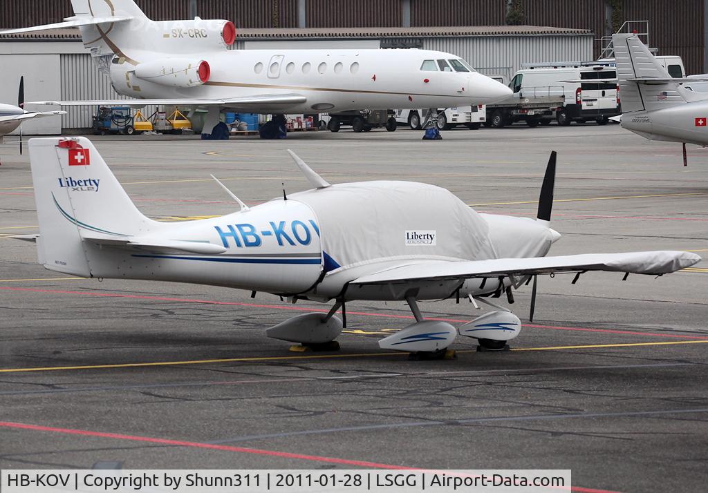 HB-KOV, 2007 Liberty XL2 C/N 0066, Parked at the General Aviation area...