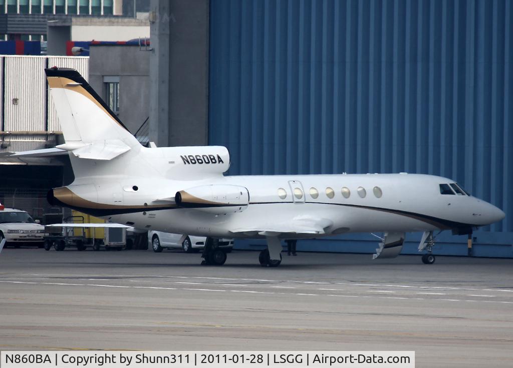 N860BA, 1984 Dassault-Breguet Falcon 50 C/N 142, In front off TAG Aviation Maintenance hangars...
