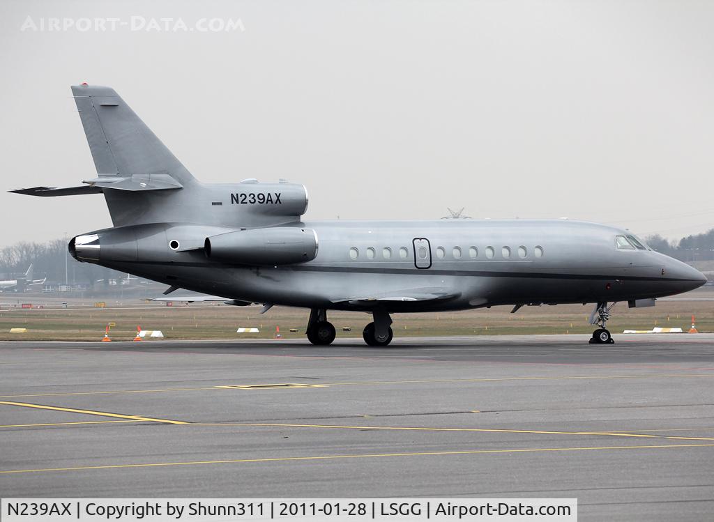 N239AX, 1987 Dassault Falcon 900 C/N 39, Parked at the General Aviation area...