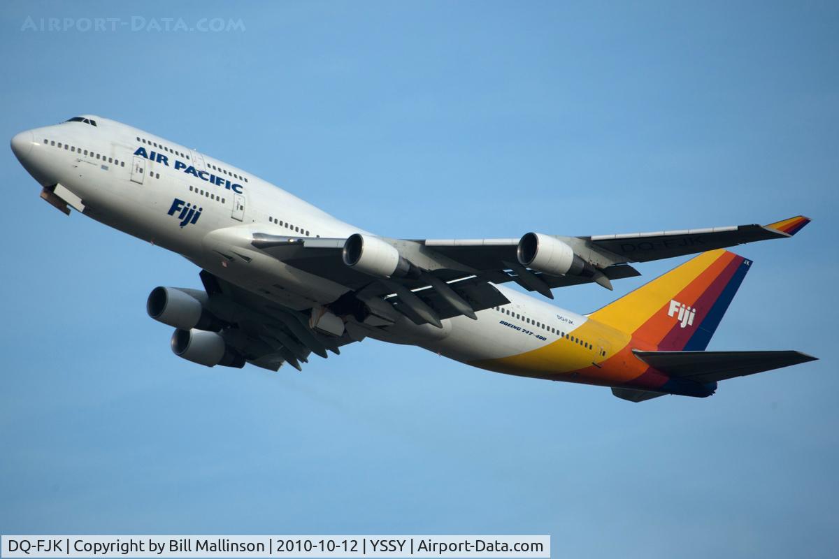 DQ-FJK, 1989 Boeing 747-412 C/N 24064, back to Fiji, from 16L