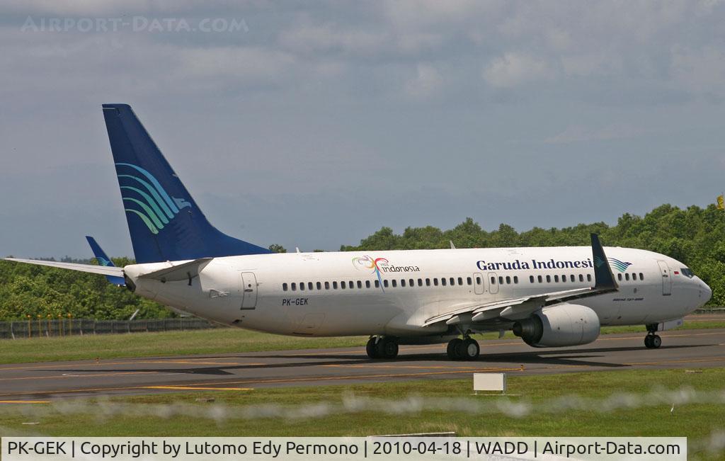 PK-GEK, 2001 Boeing 737-86J C/N 30568, Garuda Indonesia