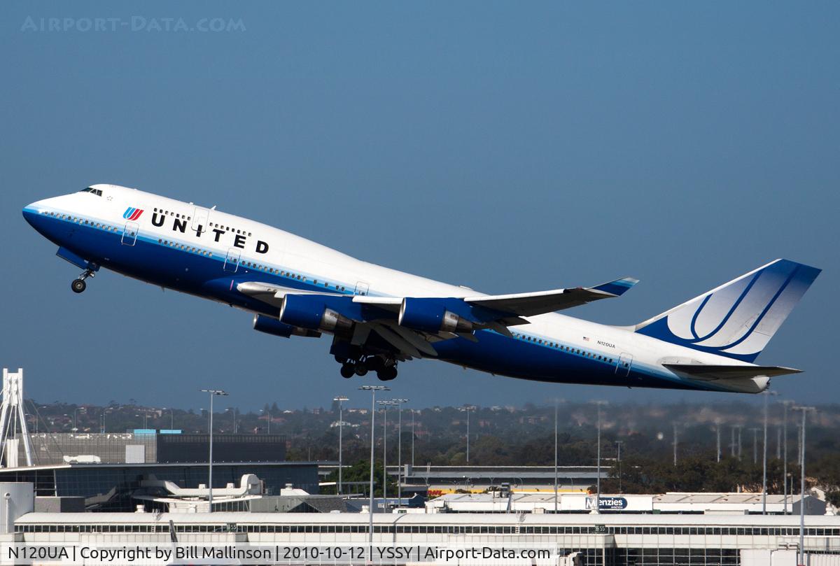 N120UA, 1999 Boeing 747-422 C/N 29166, away to USA from 16L
