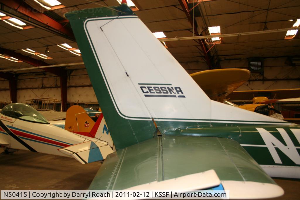 N50415, 1968 Cessna 150H C/N 15069287, Empennage of C150 that was for sale at the museum. Believe it or not, this is one of the youngest aircraft in there.