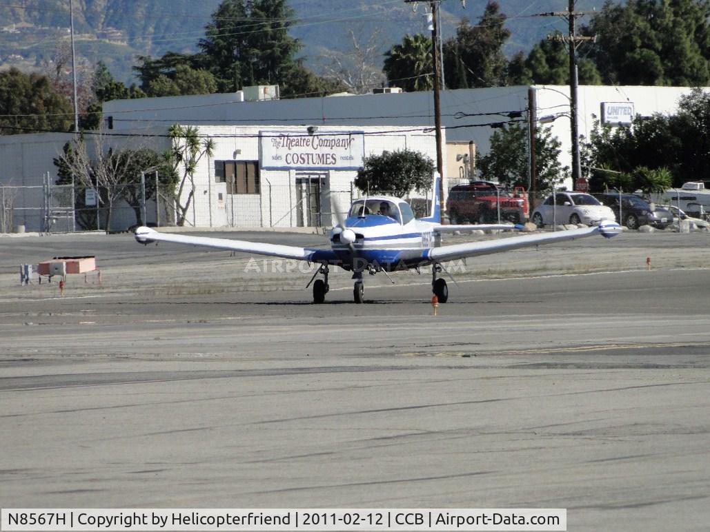 N8567H, 1947 North American Navion (NA-145) C/N NAV-4-619, Starting take off roll