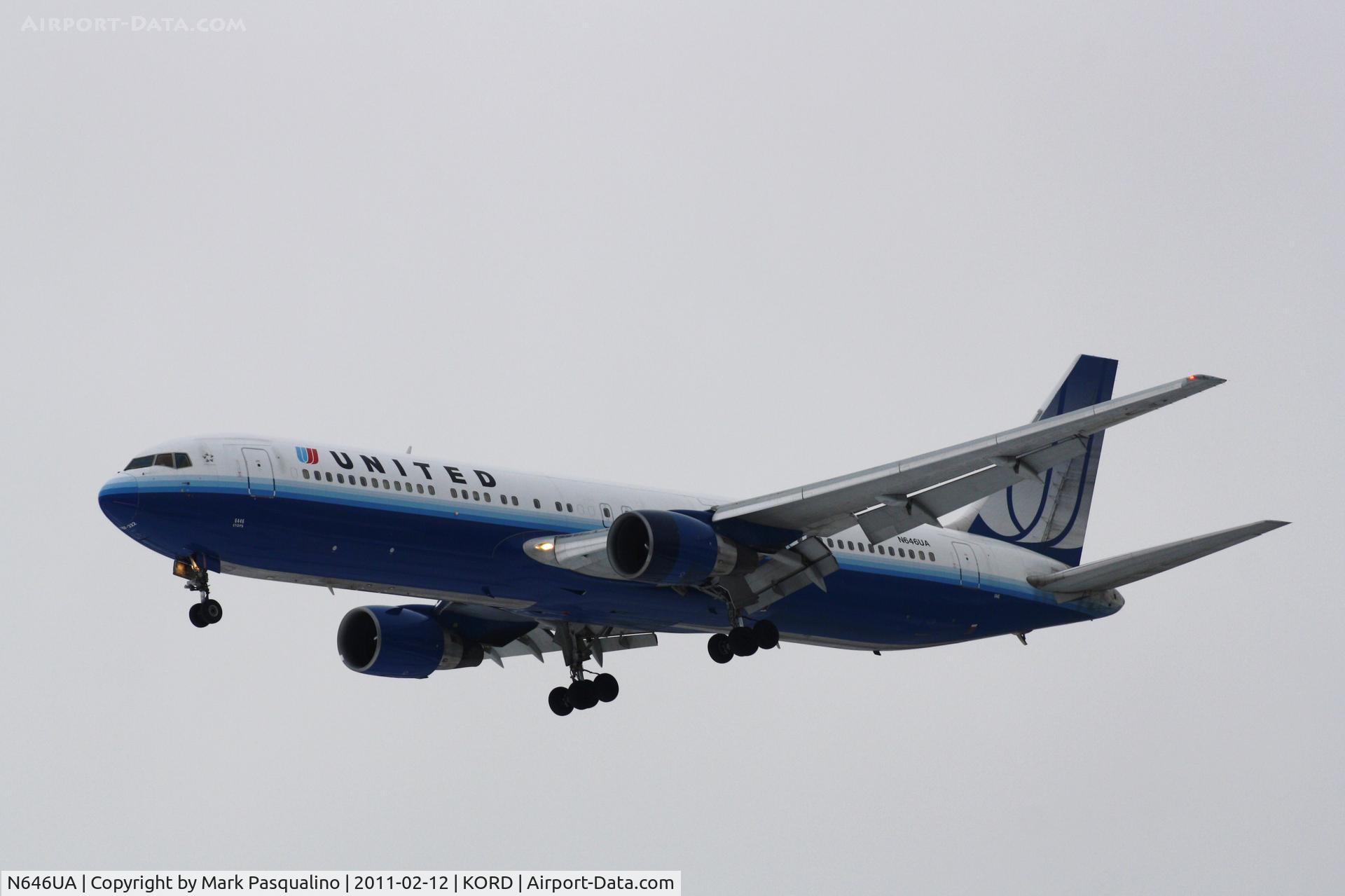 N646UA, 1992 Boeing 767-322/ER C/N 25283, Boeing 767-300