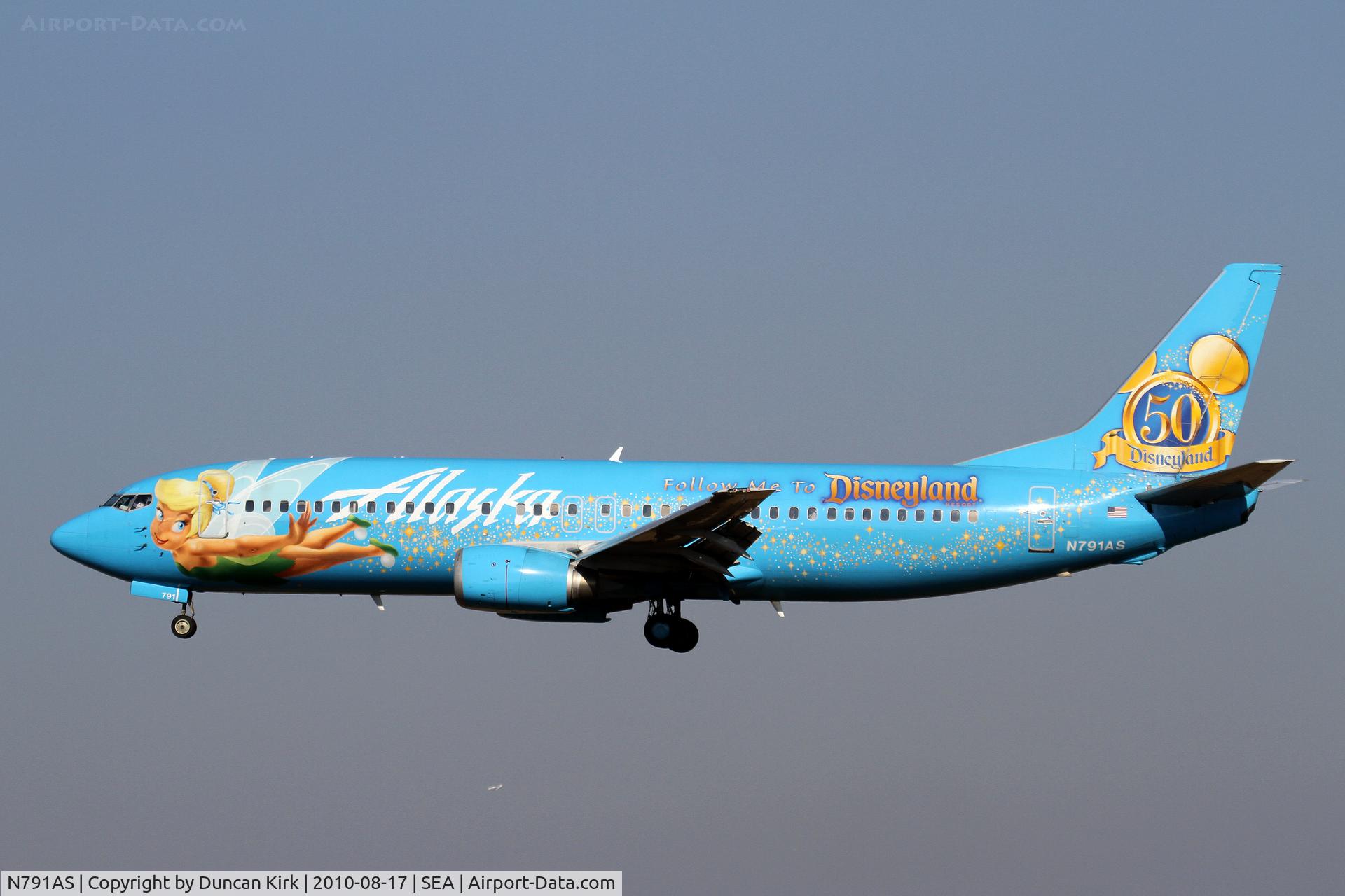 N791AS, 1997 Boeing 737-490 C/N 28886, One of several special schemed Alaska aircraft
