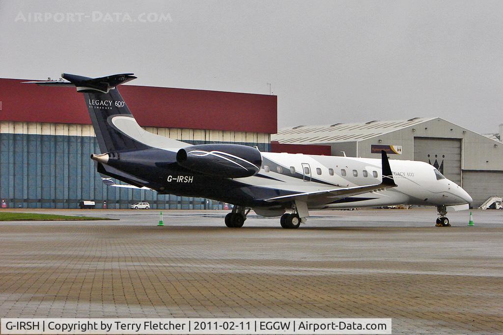 G-IRSH, 2008 Embraer EMB-135BJ Legacy C/N 14501048, 2008 Empresa Brasileira De Aeronautica Sa EMB-135BJ, c/n: 14501048 at Luton