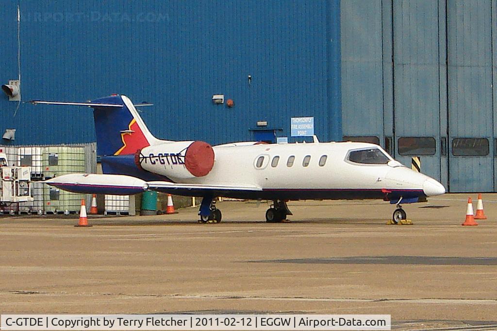 C-GTDE, 1976 Gates LearJet 35 C/N 35-057, 1976 Learjet 35, c/n: 057 at Luton