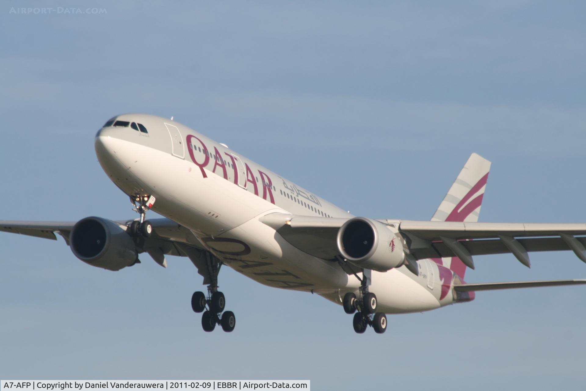 A7-AFP, 2005 Airbus A330-202 C/N 684, Arrival of flight QR941 to RWY 25L