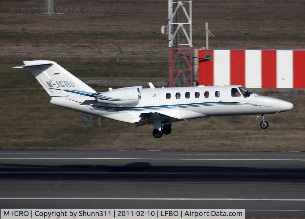 M-ICRO, 2007 Cessna 525A CitationJet CJ2+ C/N 525A-0347, Landing rwy 14R