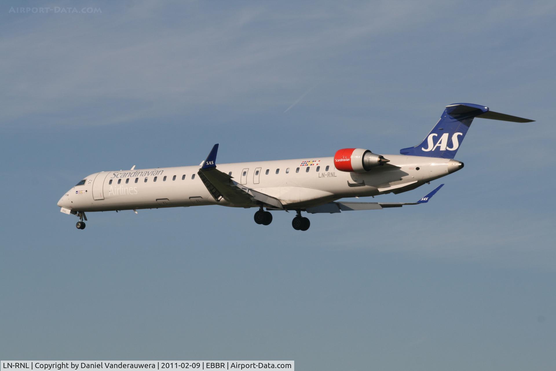 LN-RNL, 2010 Bombardier CRJ-900LR (CL-600-2D24) C/N 15250, Flight SK1591 is descending to RWY 25L