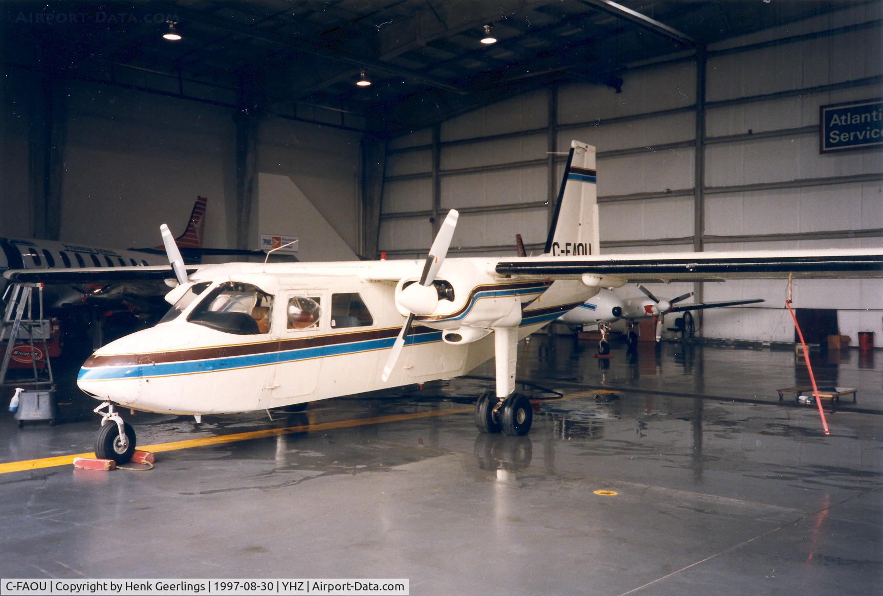 C-FAOU, 1967 Britten-Norman BN-2A-21 Islander C/N 4, Provincial Airlines - Canada