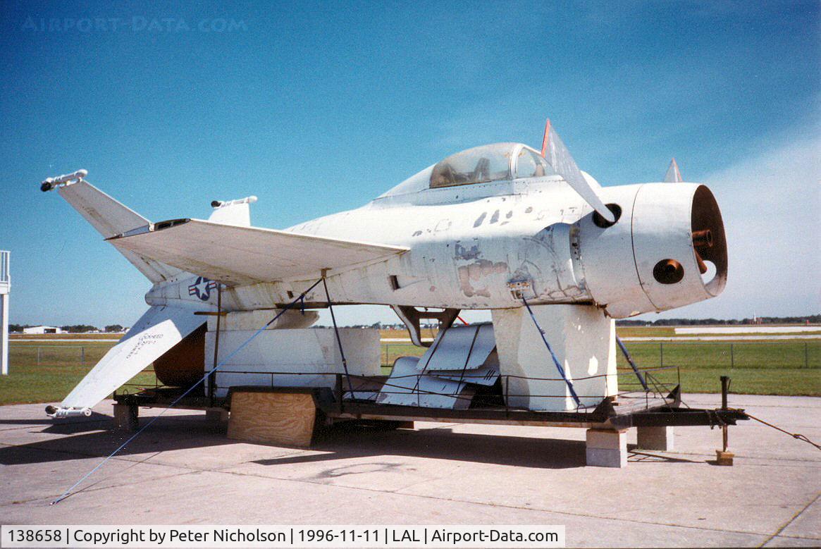 138658, Lockheed XFV-1 C/N 081-1001, XFV-1 Salmon of the Florida Air Museum at Lakeland as seen in November 1996.