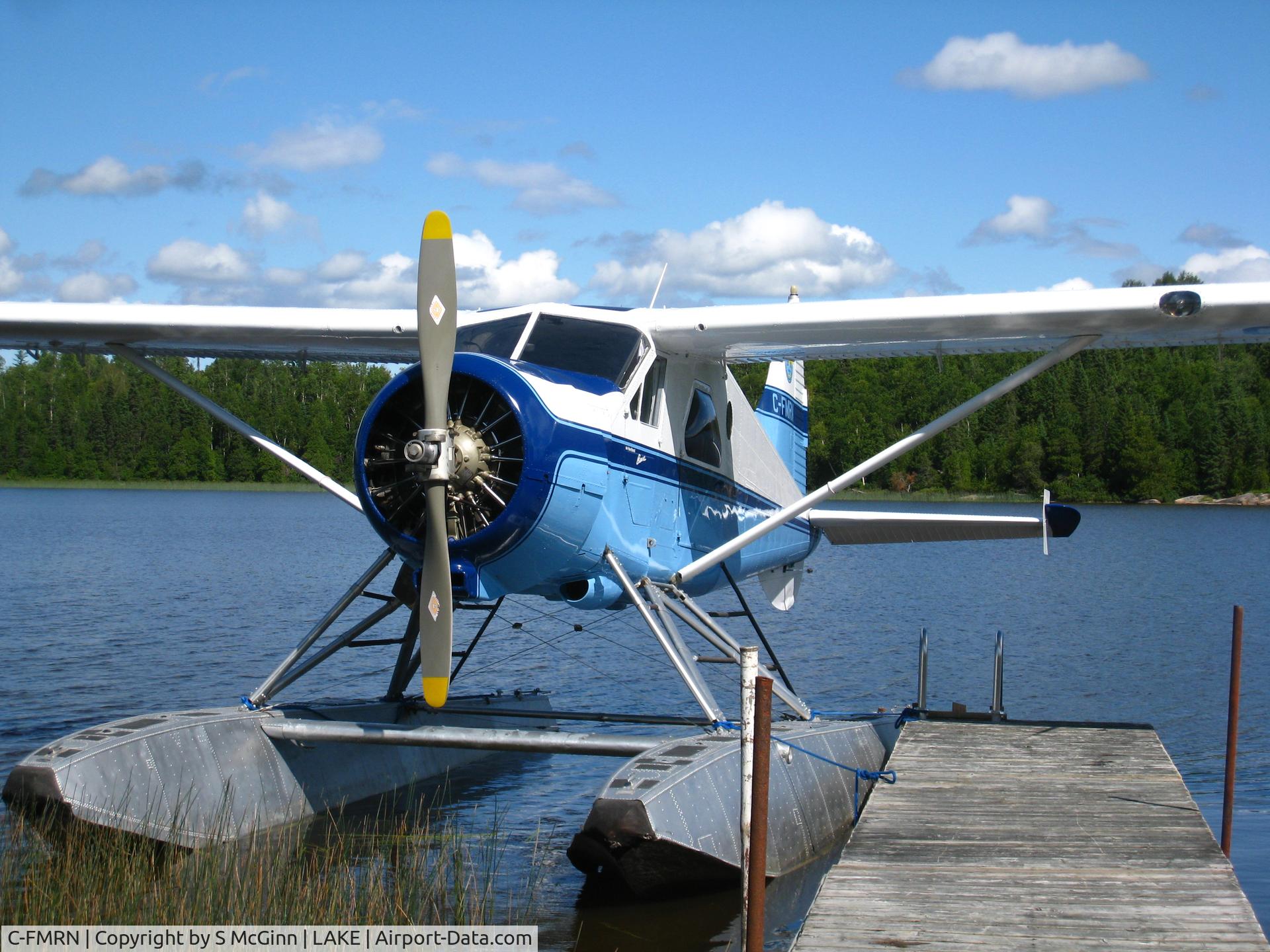 C-FMRN, 1953 De Havilland Canada DHC-2 Beaver Mk.1 C/N 480, Docked on Lac Remigny -20kts south of Royn Noranda, Quebec - summer 2010