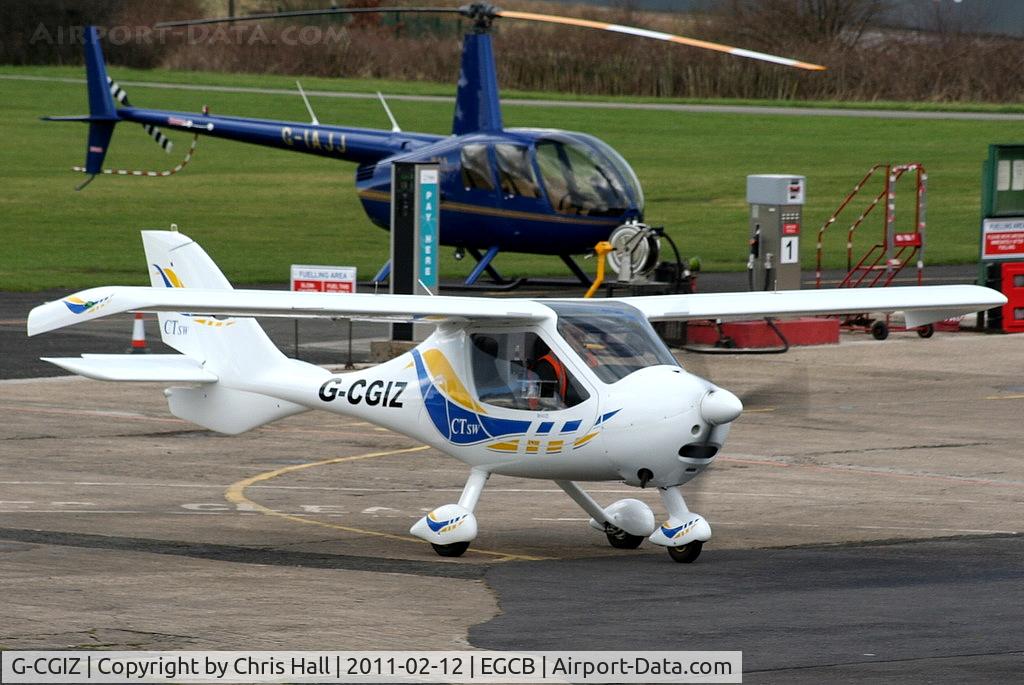 G-CGIZ, 2010 Flight Design CTSW C/N 8512, privately owned CTSW based at Barton