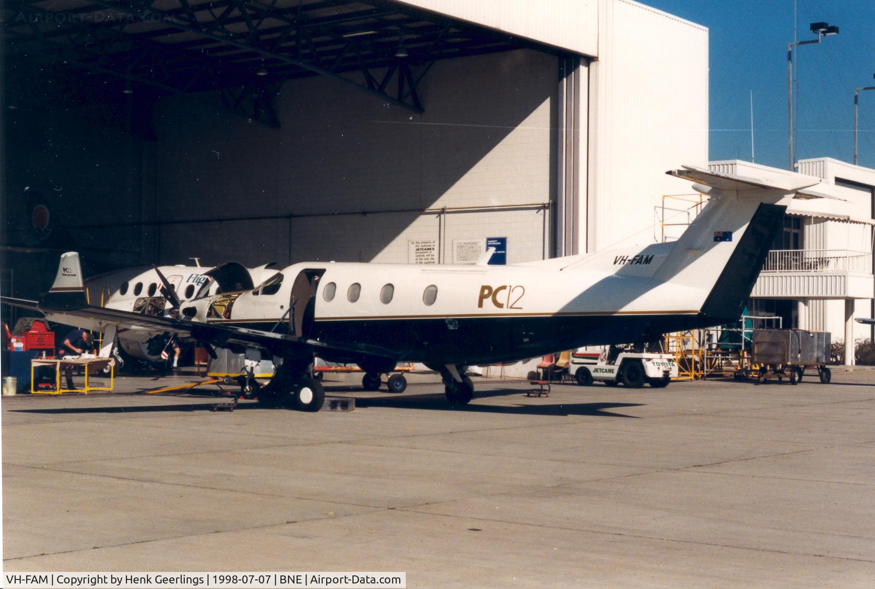 VH-FAM, 1997 Pilatus PC-12/45 C/N 161, Farnsway Australia