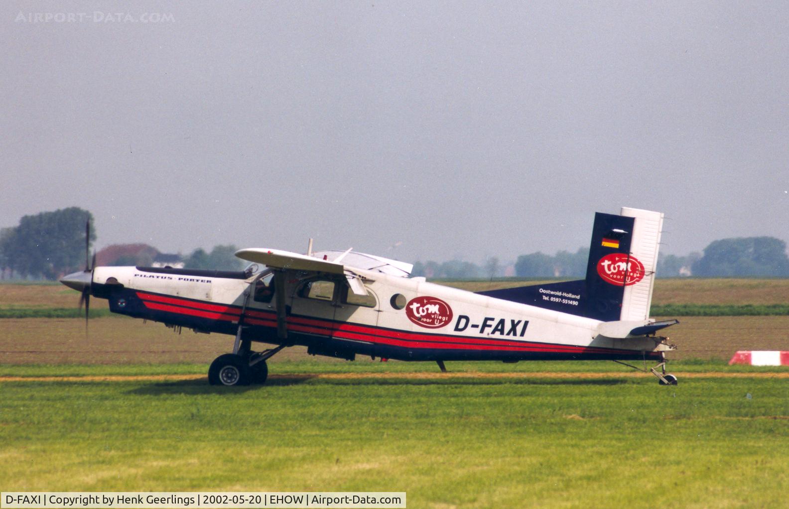 D-FAXI, 1989 Pilatus PC-6/B2-H4 Turbo Porter C/N 862, Oostwold Air Show May 2002