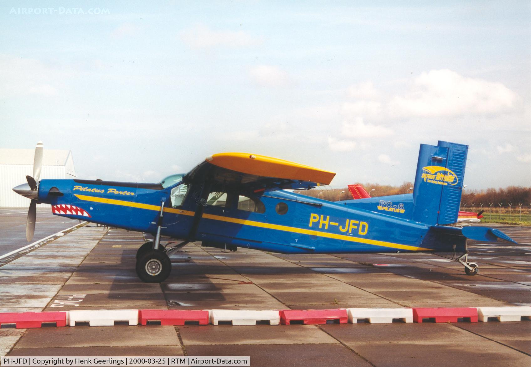 PH-JFD, Pilatus PC-6/B2-H4 Turbo Porter C/N 909, Blue Sky Aerial Services. Para flights for Sky Dive Rotterdam