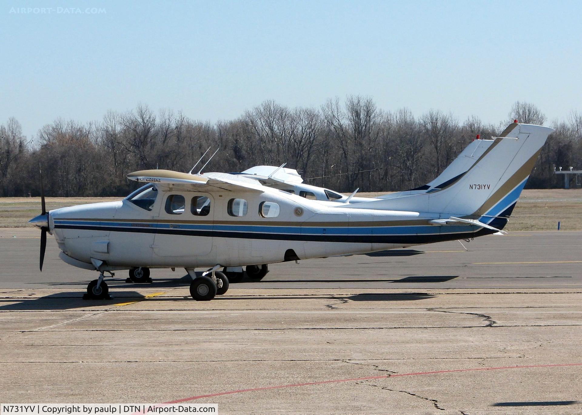 N731YV, 1980 Cessna P210N Pressurised Centurion C/N P21000562, At Downtown Shreveport.