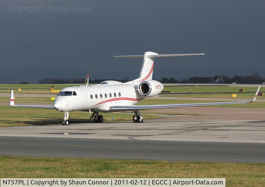 N757PL, 2009 Gulfstream Aerospace GV-SP (G550) C/N 5249, Privately operated.