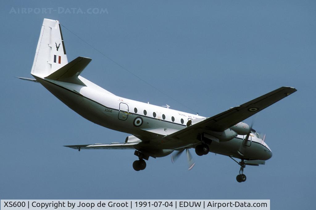 XS600, 1966 Hawker Siddeley HS-780 Andover C1 C/N Set 7, 60 Sq based at Wildenrath at the time