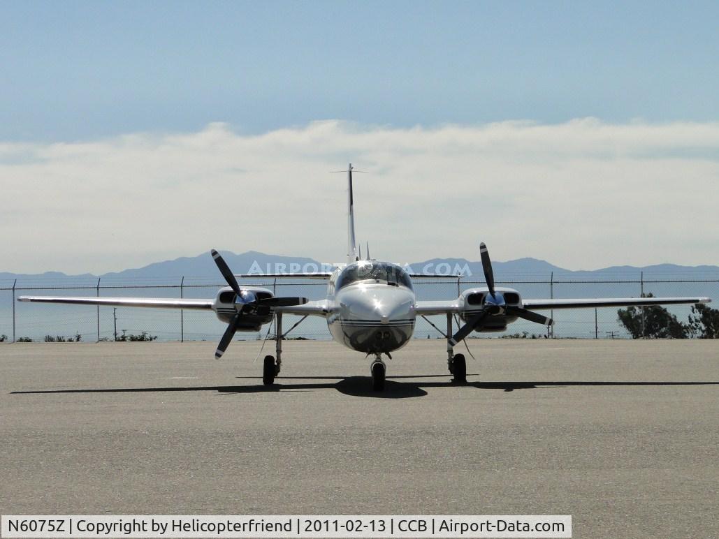 N6075Z, 1980 Piper Aerostar 601P C/N 61P07188063347, Parked at the southside of the hangers