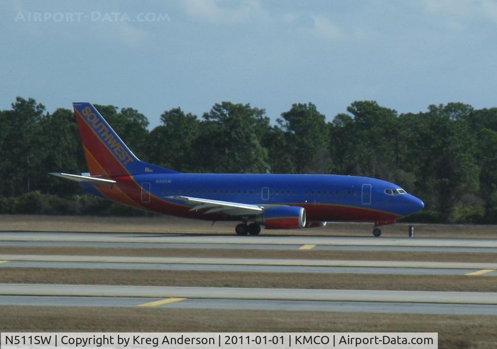 N511SW, 1991 Boeing 737-5H4 C/N 24188, Southwest Airlines Boeing 737-5H4