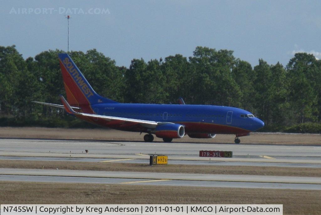 N745SW, 1999 Boeing 737-7H4 C/N 29491, Southwest Airlines Boeing 737-700