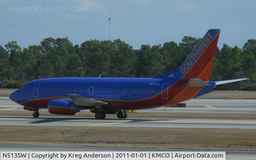 N513SW, 1991 Boeing 737-5H4 C/N 24190, Southwest Airlines Boeing 737-500
