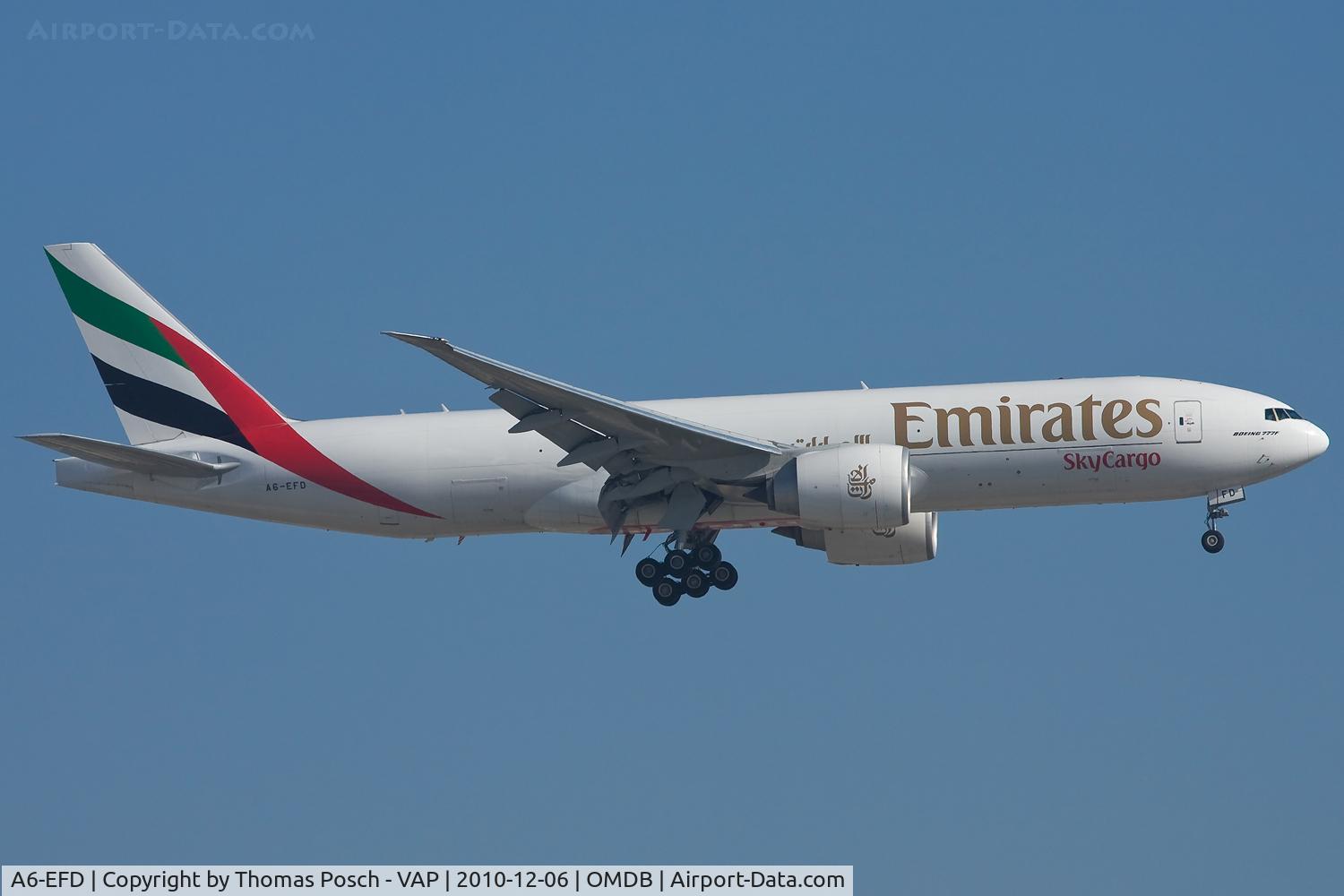 A6-EFD, 2009 Boeing 777-F1H C/N 35606, Emirates