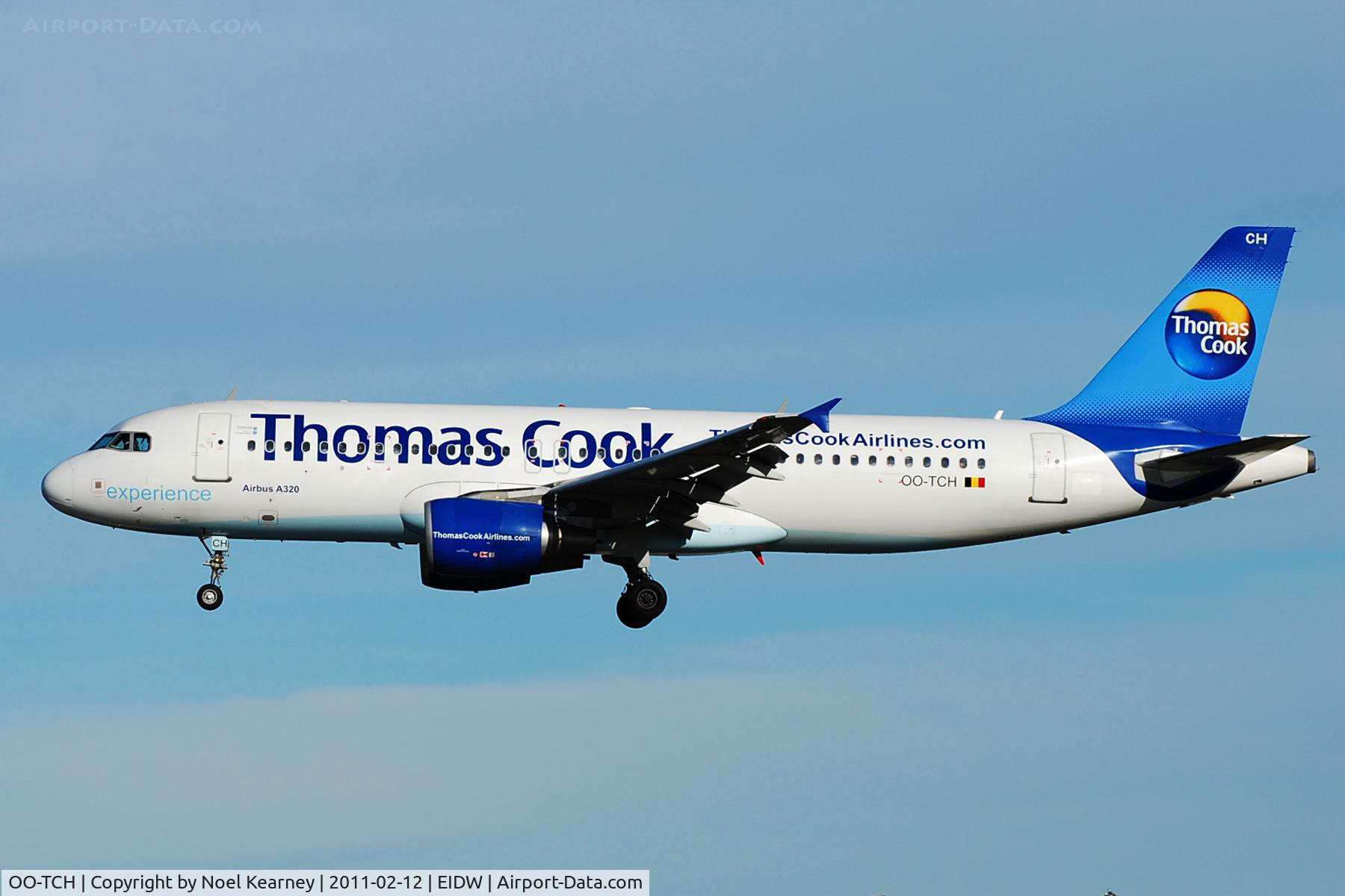 OO-TCH, 2003 Airbus A320-214 C/N 1929, Landing Rwy 28