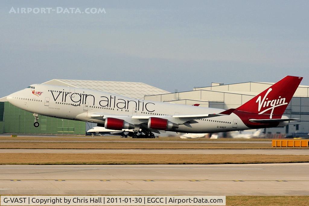G-VAST, 1997 Boeing 747-41R C/N 28757, in the latest Virgin Atlantic colour scheme