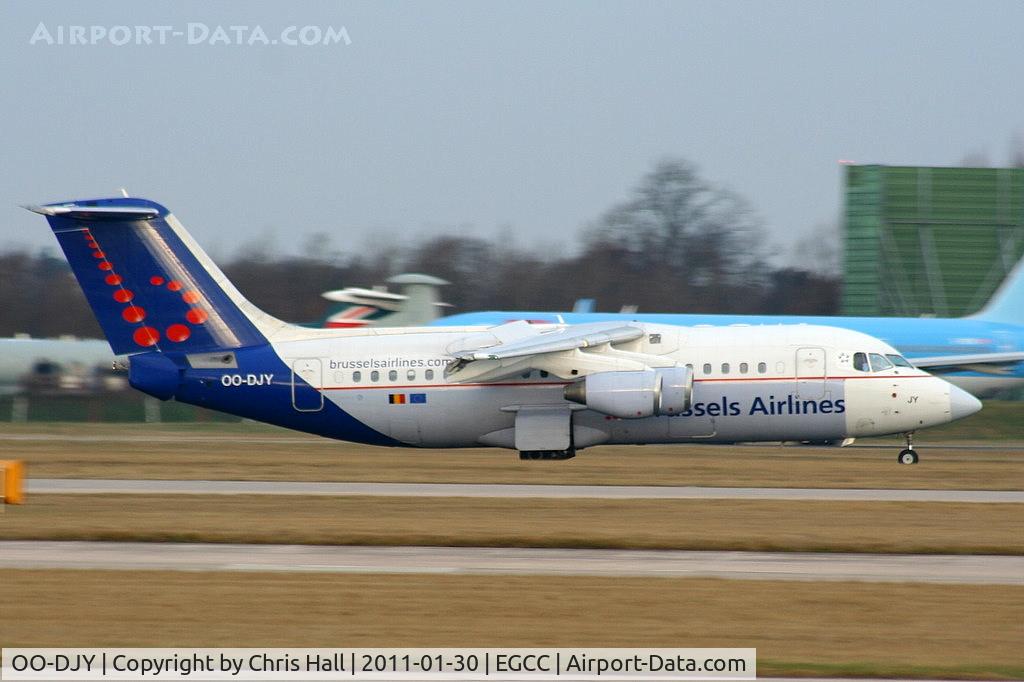 OO-DJY, 1997 British Aerospace Avro 146-RJ85 C/N E.2302, Brussels Airlines