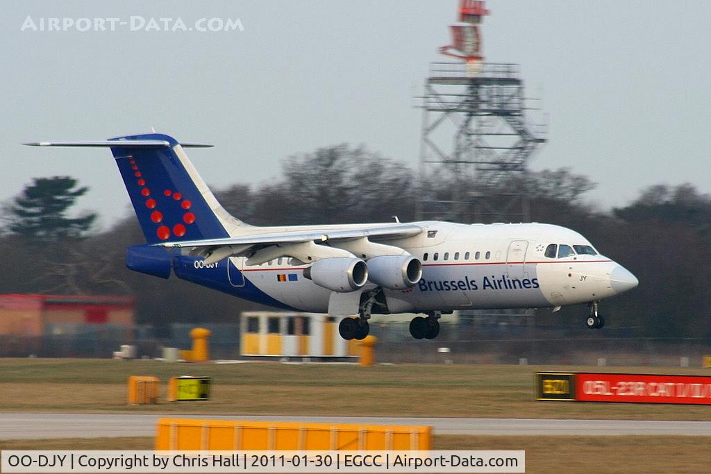 OO-DJY, 1997 British Aerospace Avro 146-RJ85 C/N E.2302, Brussels Airlines