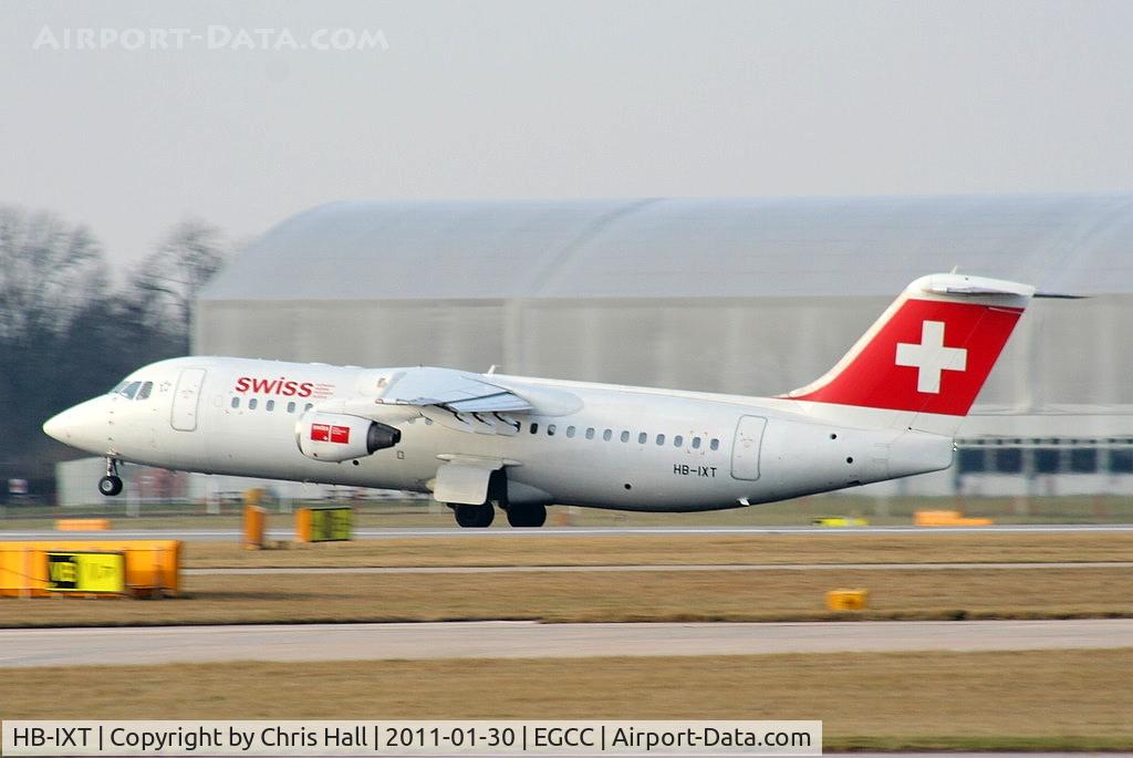 HB-IXT, 1995 British Aerospace Avro 146-RJ100 C/N E3259, Swiss European Air Lines