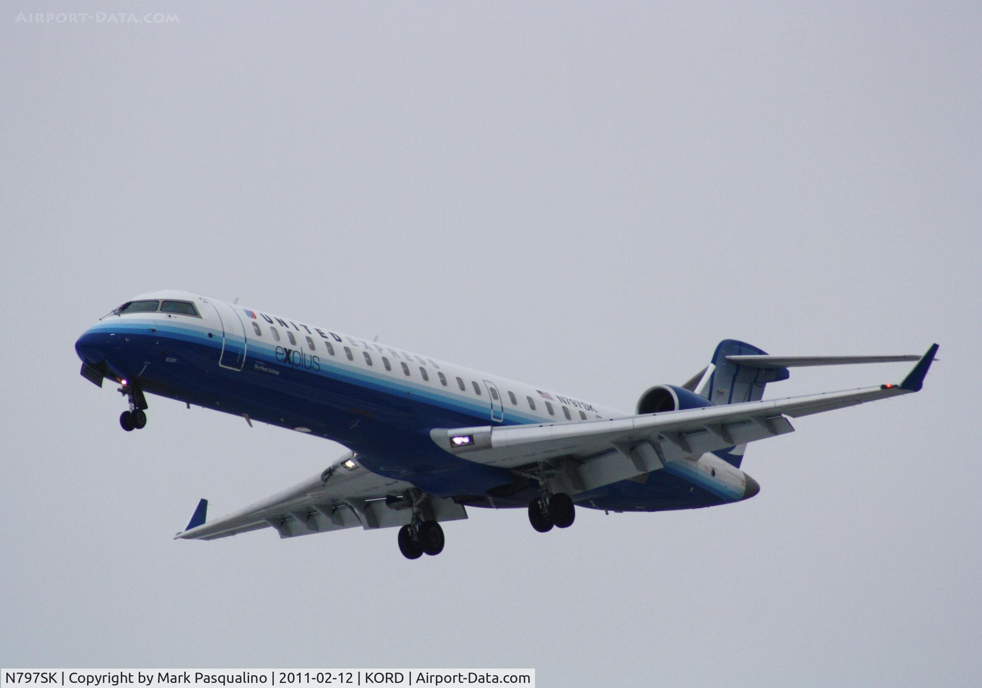 N797SK, 2010 Bombardier CRJ-700 (CL-600-2C10) Regional Jet C/N 10301, CL-600-2C10