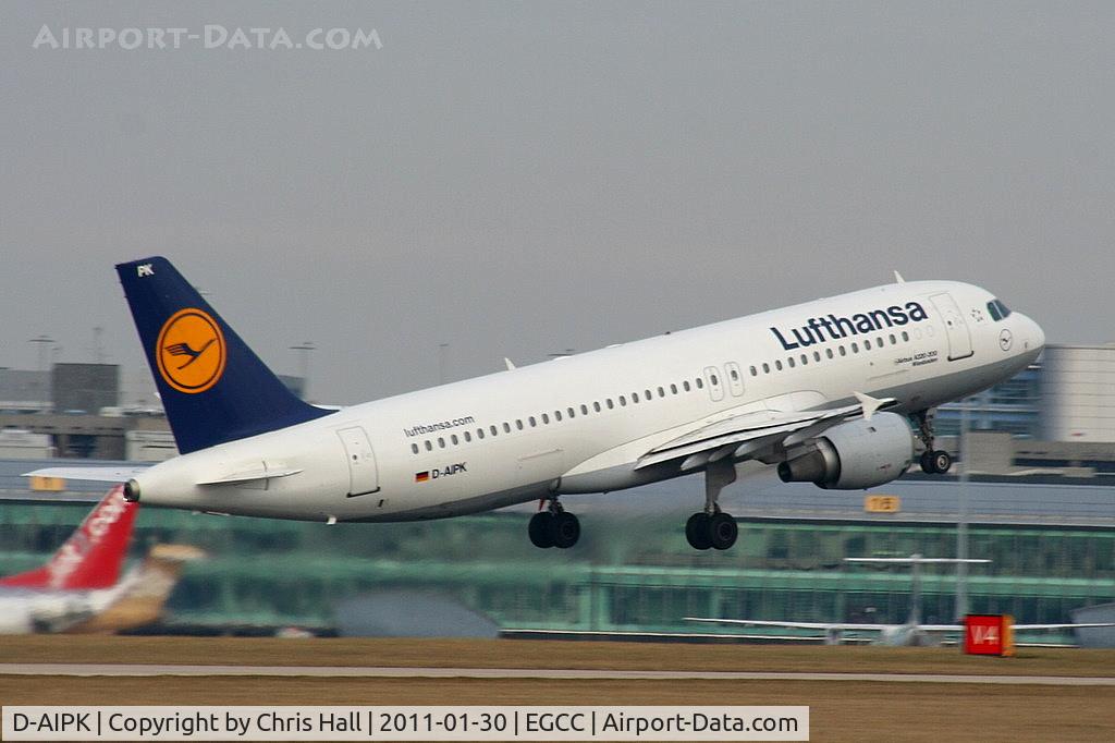 D-AIPK, 1989 Airbus A320-211 C/N 0093, Lufthansa