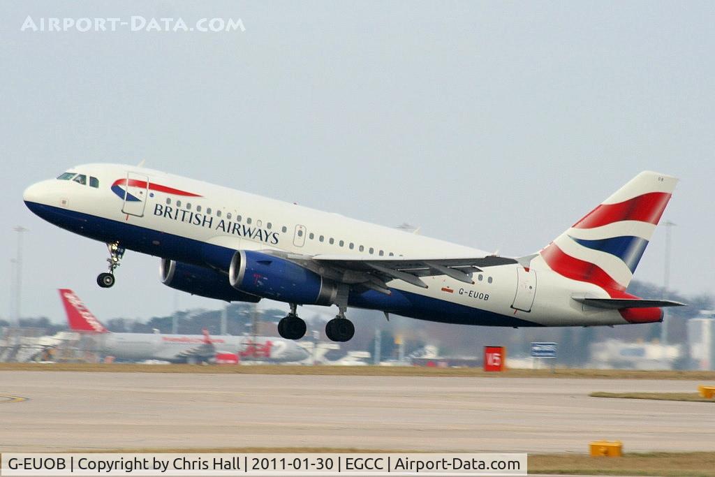 G-EUOB, 2001 Airbus A319-131 C/N 1529, British Airways