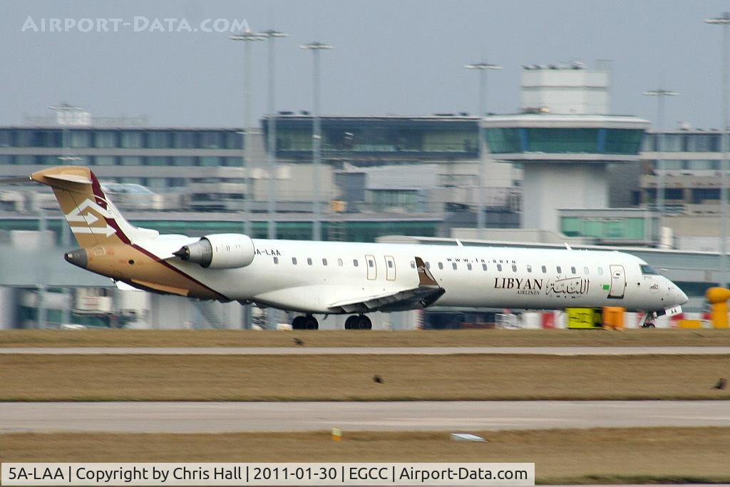 5A-LAA, 2007 Bombardier CRJ-900ER (CL-600-2D24) C/N 15120, Libyan Airlines