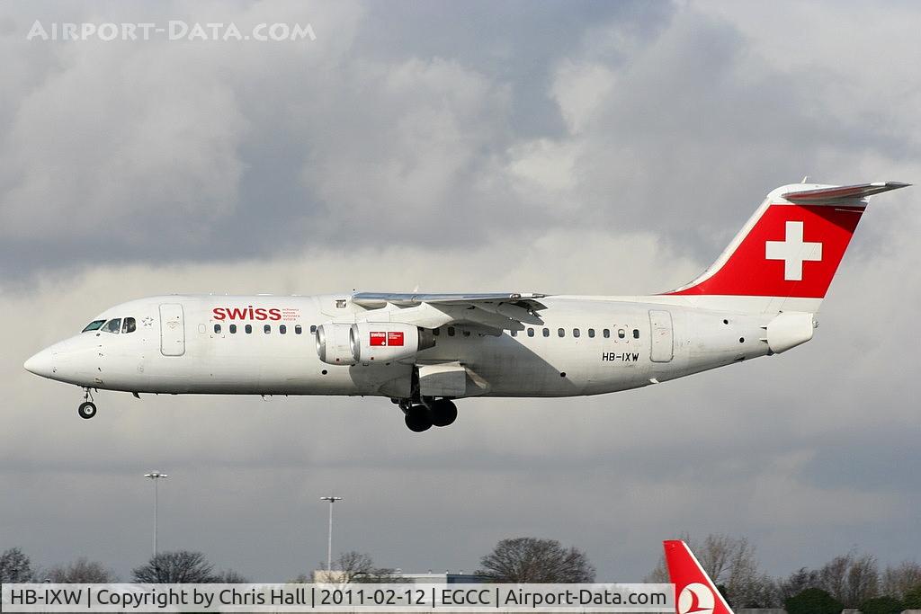 HB-IXW, 1995 British Aerospace Avro 146-RJ100 C/N E3272, Swiss European Air Lines