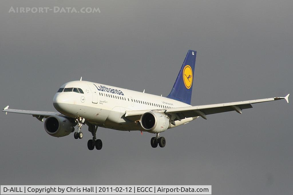 D-AILL, 1997 Airbus A319-114 C/N 689, Lufthansa