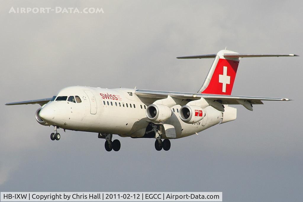 HB-IXW, 1995 British Aerospace Avro 146-RJ100 C/N E3272, Swiss European Air Lines