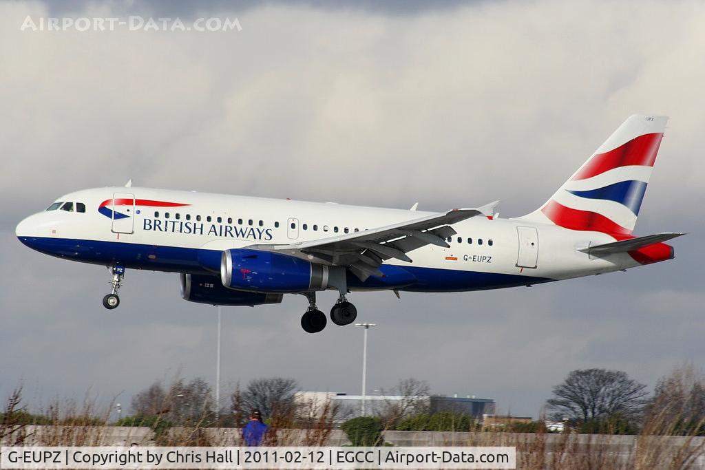 G-EUPZ, 2001 Airbus A319-131 C/N 1510, British Airways