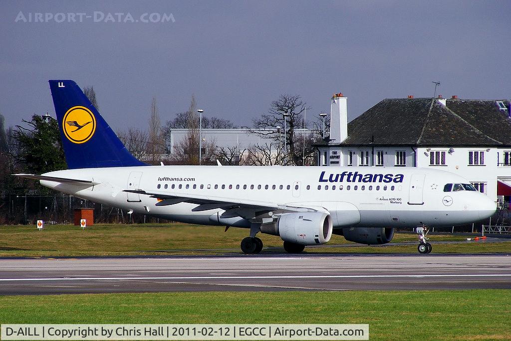 D-AILL, 1997 Airbus A319-114 C/N 689, Lufthansa