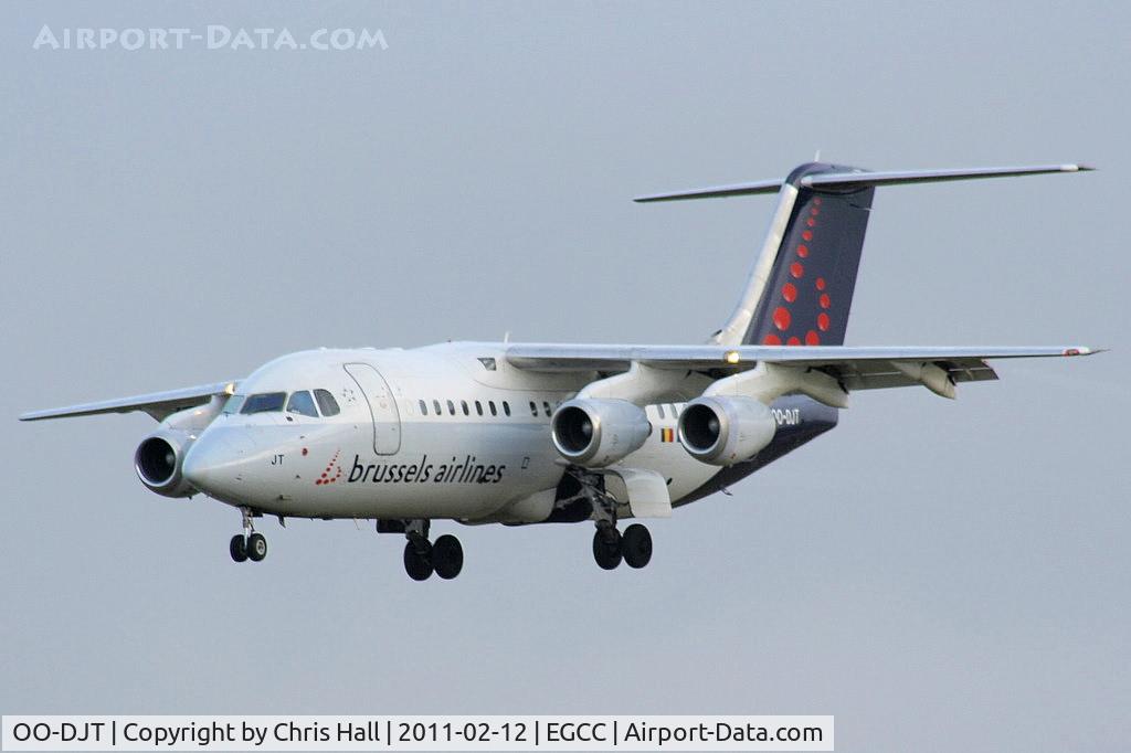 OO-DJT, 1996 British Aerospace Avro 146-RJ85 C/N E.2294, Brussels Airlines