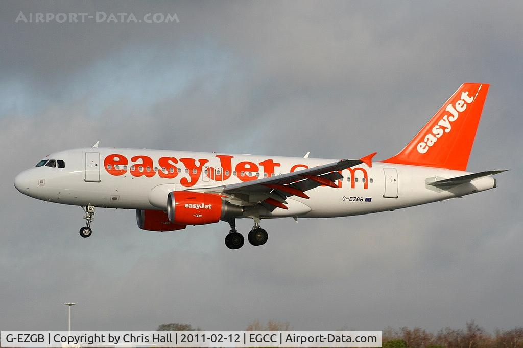 G-EZGB, 2010 Airbus A319-111 C/N 4437, easyJet