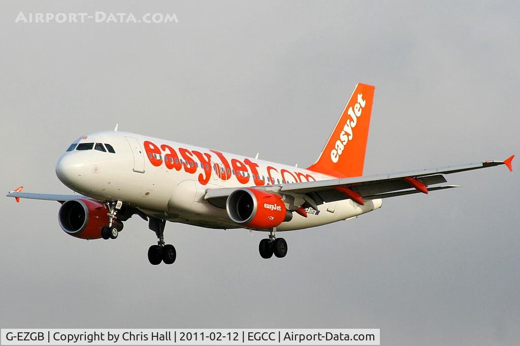 G-EZGB, 2010 Airbus A319-111 C/N 4437, easyJet