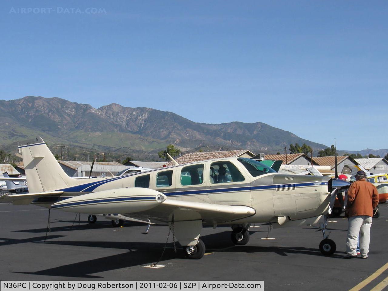 N36PC, 1979 Beech A36 Bonanza 36 C/N E-1528, 1979 Beech A36 BONANZA Machen Turbo Lycoming TIO-540-J conversion 350 Hp, bump cowls and Lycoming engine instead of expected Continental attracts much knowledgeable pilot interest