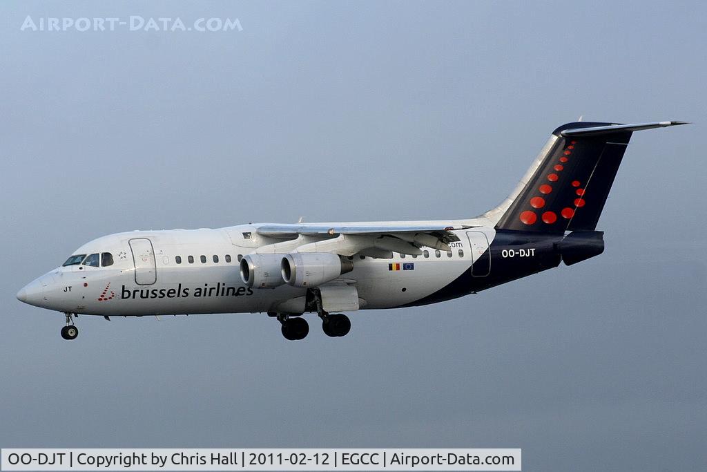 OO-DJT, 1996 British Aerospace Avro 146-RJ85 C/N E.2294, Brussels Airlines
